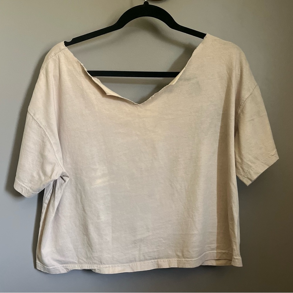 Distressed Boxy Crop Too
